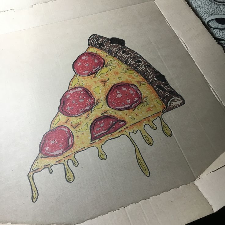 Рисунки для срисовки еда