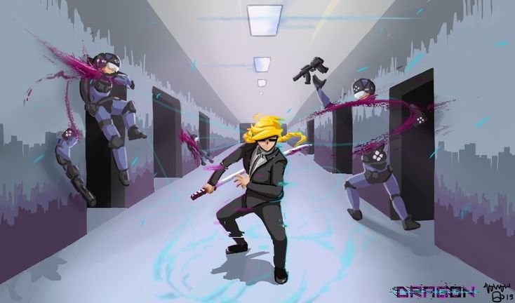 Katana Zero пятнадцатый арты