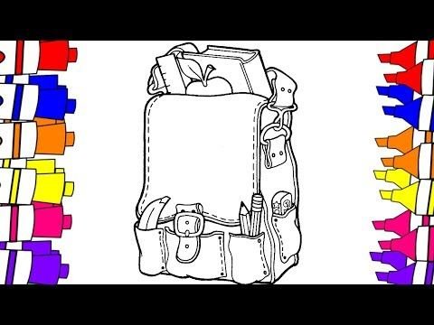 Рюкзак раскраска