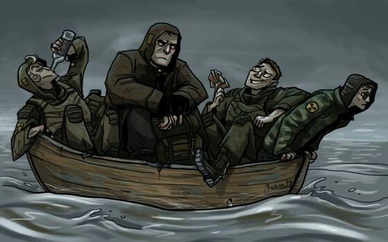 Стрелок шрам и дегтярёв арт