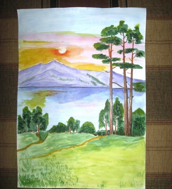 Природа рисунок