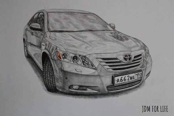 Toyota Camry risunok