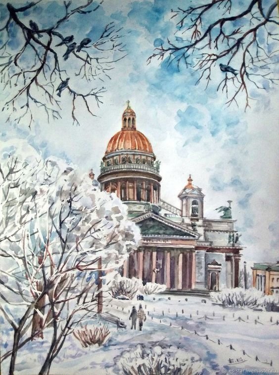 Зимний Исаакиевский собор