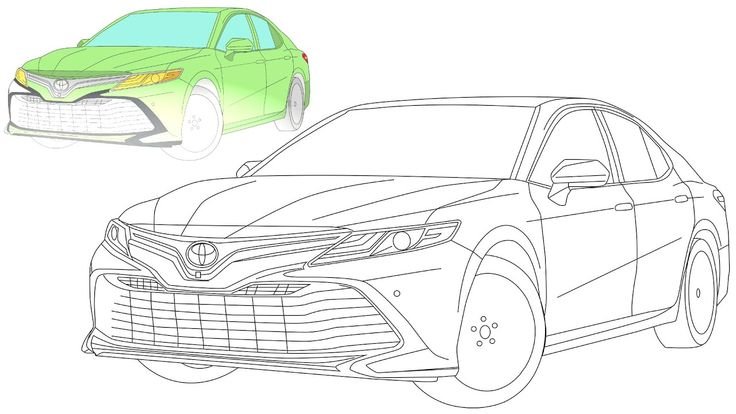 Toyota Camry Blueprint