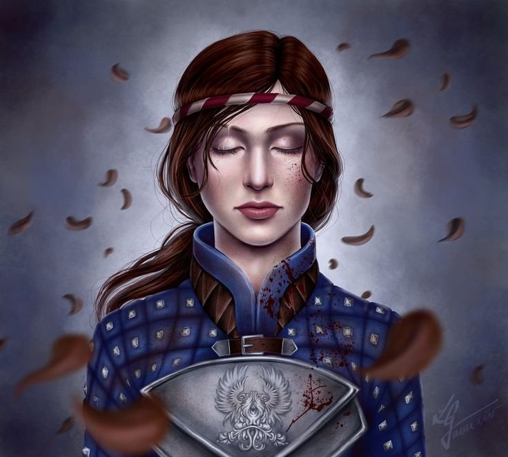 Dragon age арт Кусланд