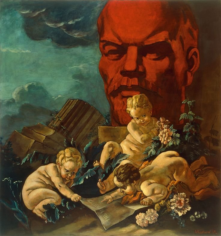 Комар Меламид Ленин Сталин