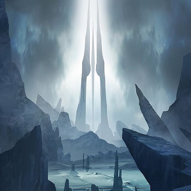 Sci-Fi Art Обелиск