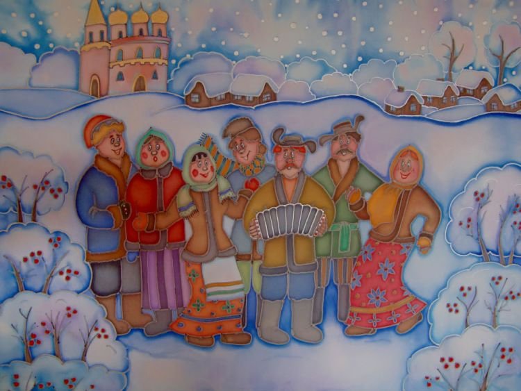 Колядки рисунок