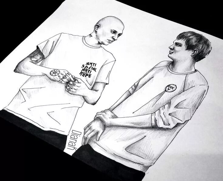 Оксимирон и Гнойный арт