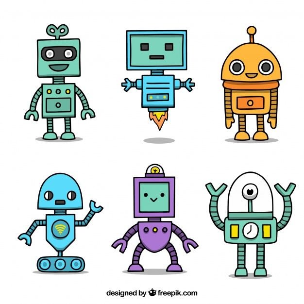 Мультяшные роботы