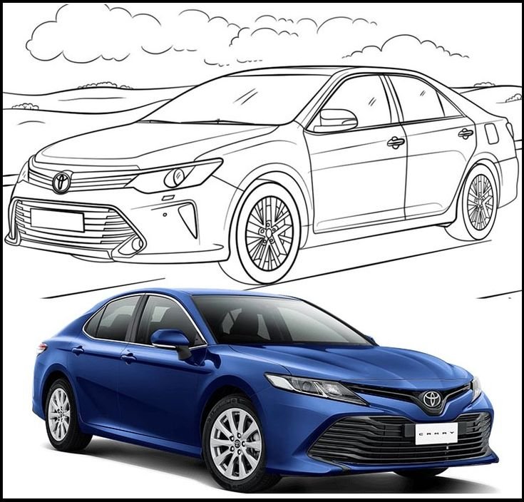 Toyota Camry 2021 Blueprint