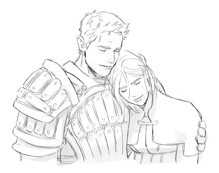Раскраска Dragon age