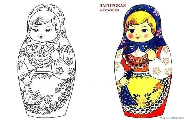 Матрешка загорская