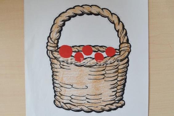 Корзинка для аппликации