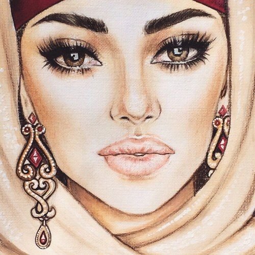 Лица восточных красавиц