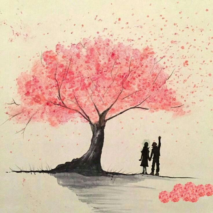 Рисование дерева Сакуры