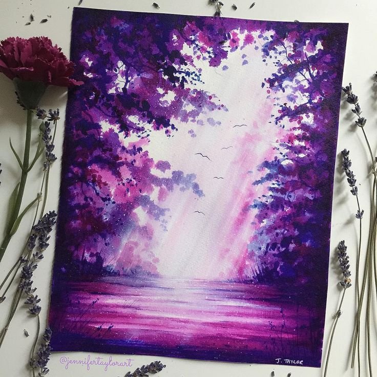 Идеи для рисунков акварелью