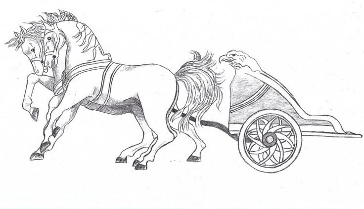 Колесница рисунок