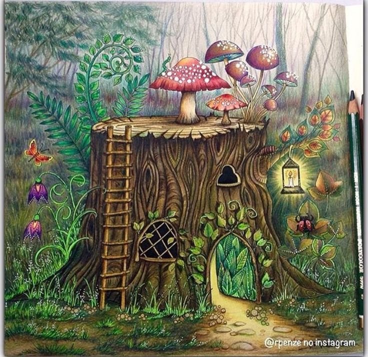 Рисунок сказочного леса