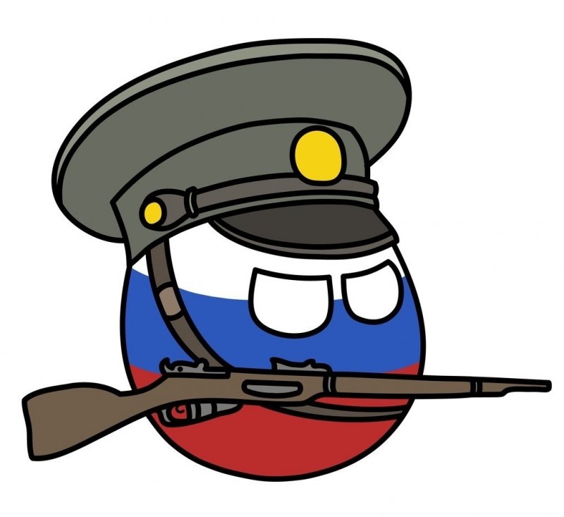 Countryballs Россия военный