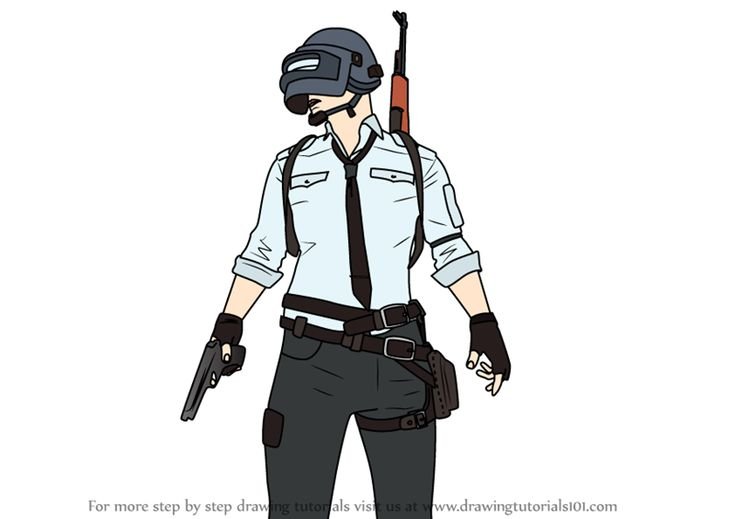 Рисунки для срисовки PUBG