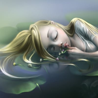 Картина Утопленница Офелия