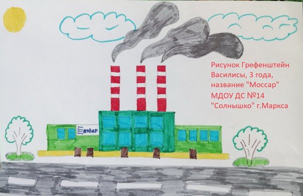 Завод рисунок для детей