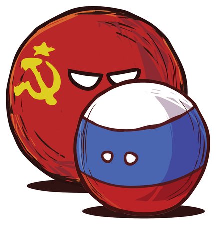 Countryballs Россия и СССР