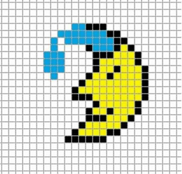 Рисунки по клеткам смайлики