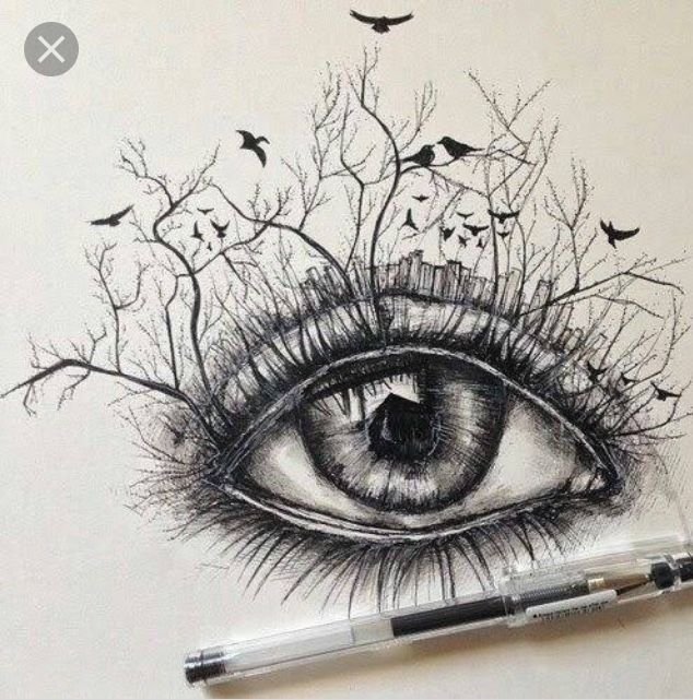 Необычные рисунки карандашом