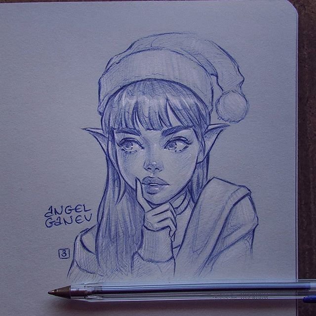 Angel Ganev рисунки цветные