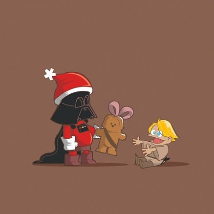 Новогодние арты star wars