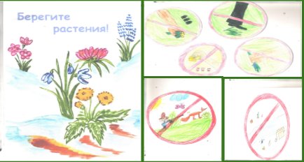 Плакат берегите растения