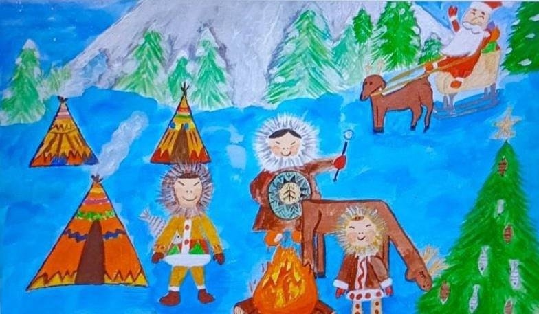 Детские рисунки о Камчатке