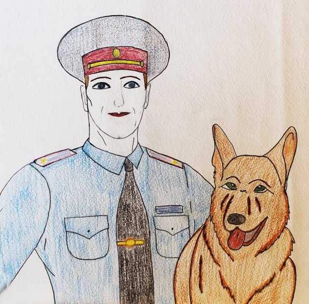 Полицейский рисунок