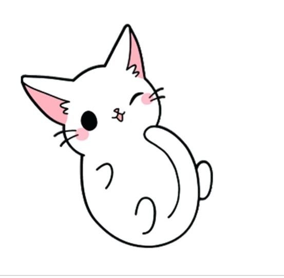 Рисунки для срисовки котики