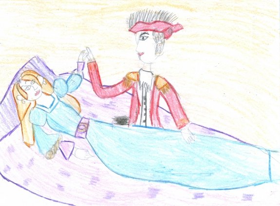 Рисунок спящей царевны