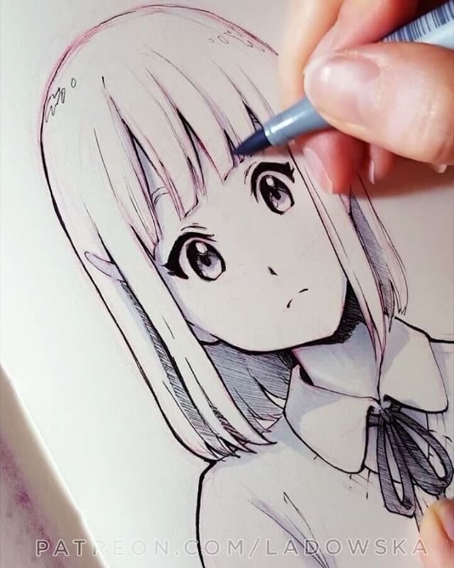 Рисунки карандашом анем