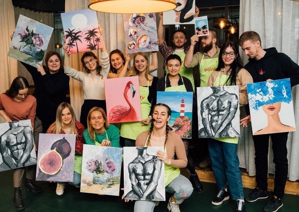 Арт вечеринка Painty