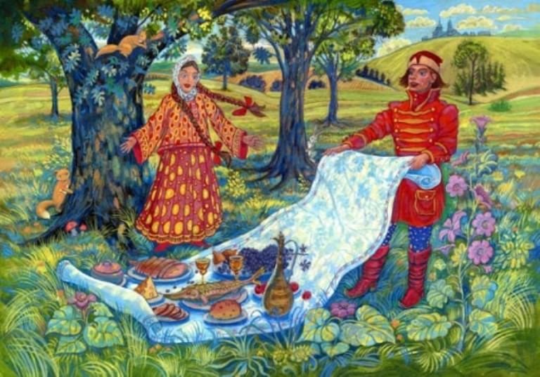 Волшебная скатерть Самобранка