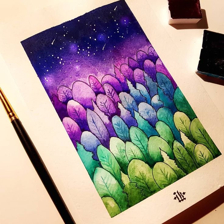 Красивые рисунки для скетчбука