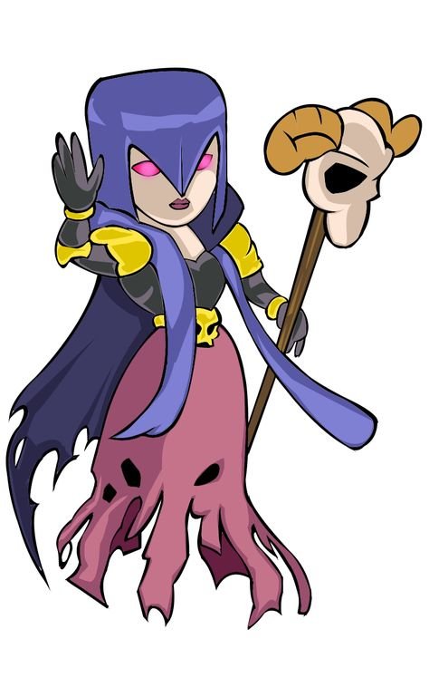 Персонажи клеш рояль ведьма