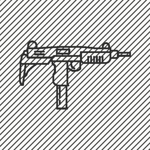Чертеж пистолет пулемет Uzi