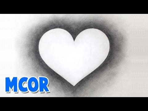 Сердце простым карандашом