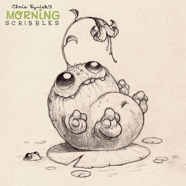 Morning Scribbles монстрики