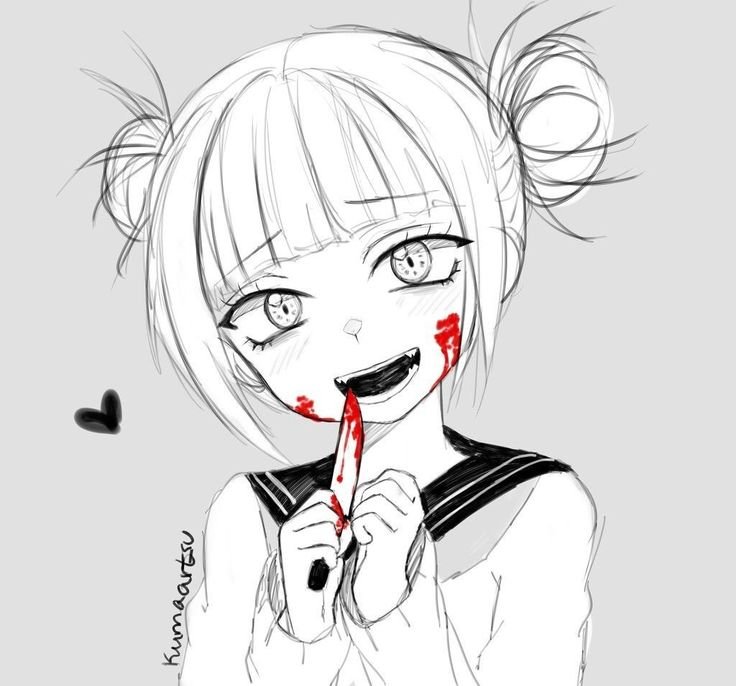 Toga Himiko рисунок