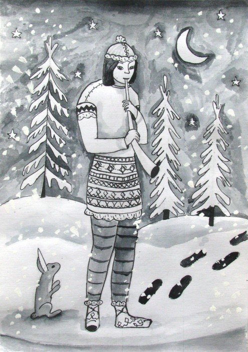 Рисунок герои Калевалы