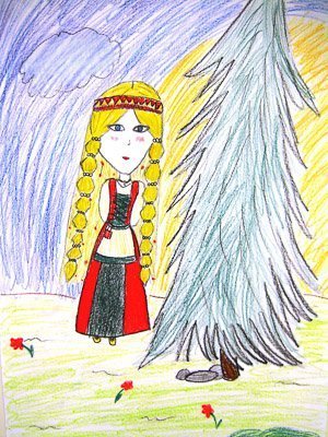 Рисунок на тему Калевала