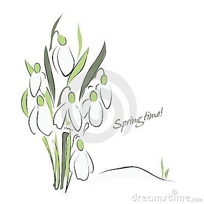 Весенние открытки акварелью