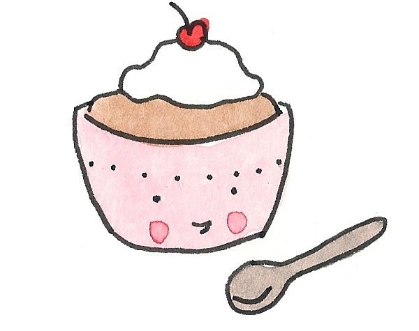 Рисунки для срисовки еда легкие